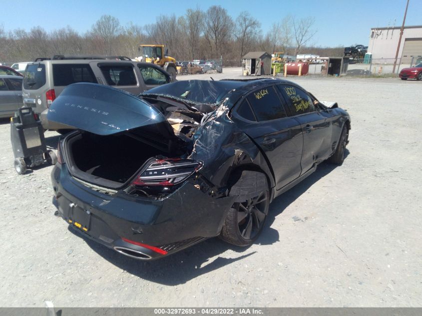2022 GENESIS G70 3.3T KMTG54TEXNU100686
