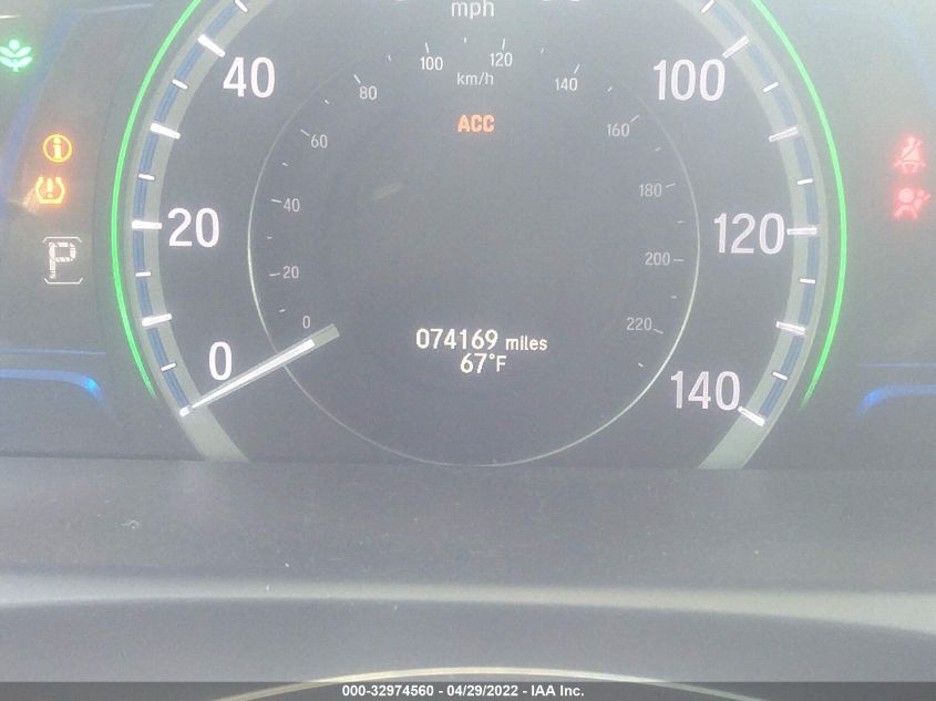 2015 HONDA ACCORD HYBRID TOURING 1HGCR6F74FA006124