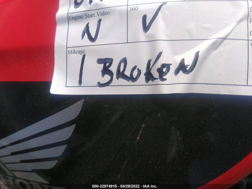 2006 HONDA CBR1000 RR JH2SC57056M206717