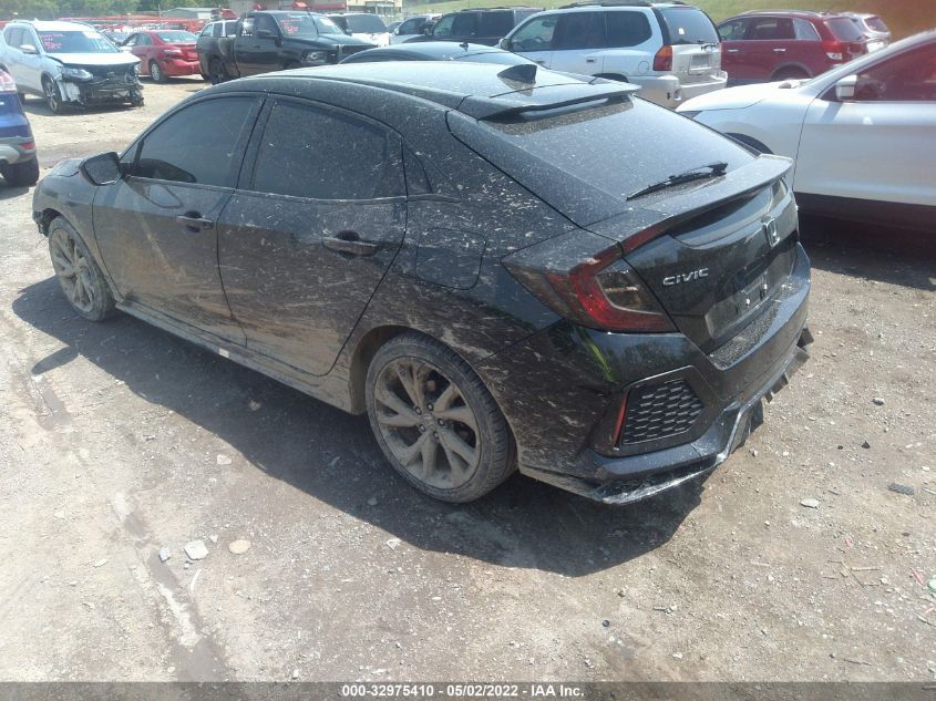 2017 HONDA CIVIC HATCHBACK SPORT SHHFK7G43HU234182