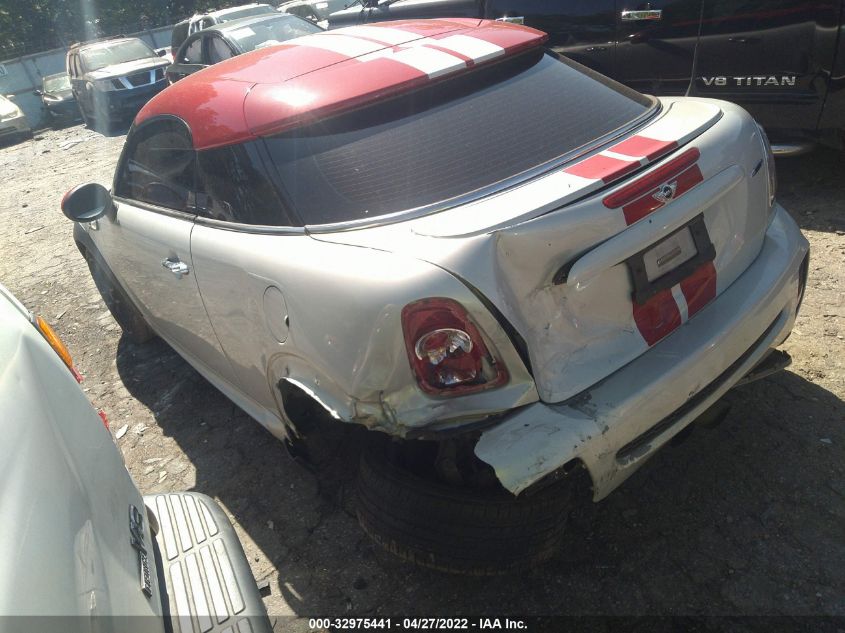 2013 MINI COOPER COUPE JOHN COOPER WORKS WMWSX9C50DT380460