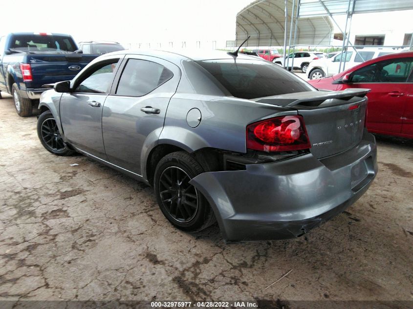 2013 DODGE AVENGER SE 1C3CDZAB7DN652715