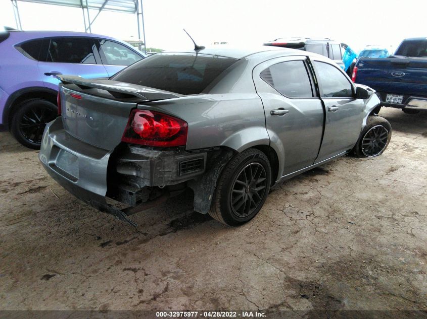 2013 DODGE AVENGER SE 1C3CDZAB7DN652715