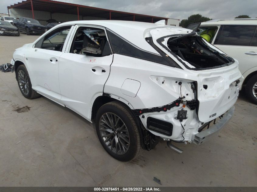 2022 LEXUS RX RX 350 F SPORT HANDLING 2T2YZMDA8NC331033