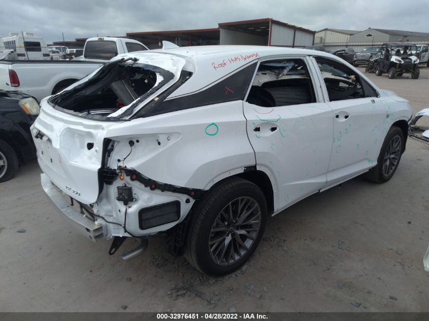 2022 LEXUS RX RX 350 F SPORT HANDLING 2T2YZMDA8NC331033