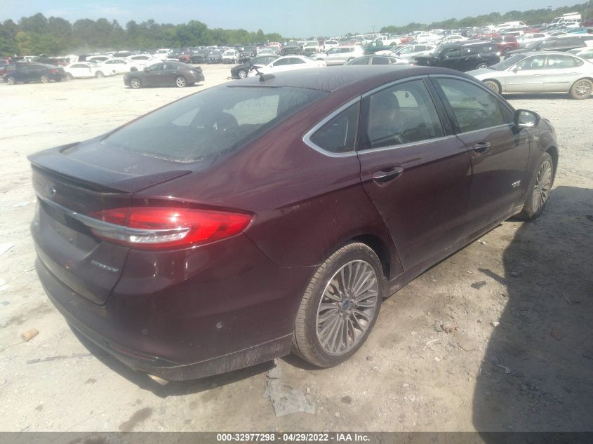 2017 FORD FUSION ENERGI TITANIUM PHEV 3FA6P0SU4HR269268