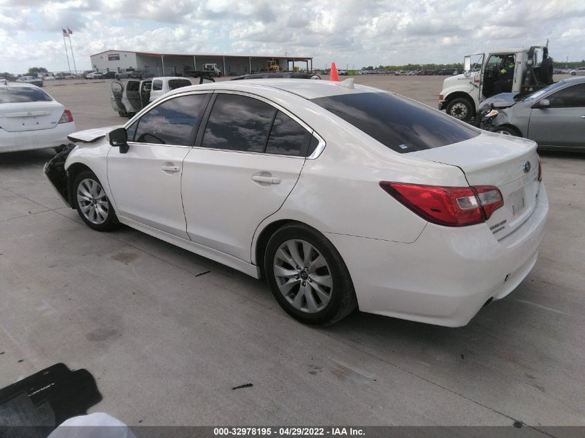 2016 SUBARU LEGACY 2.5I PREMIUM 4S3BNBC61G3052865