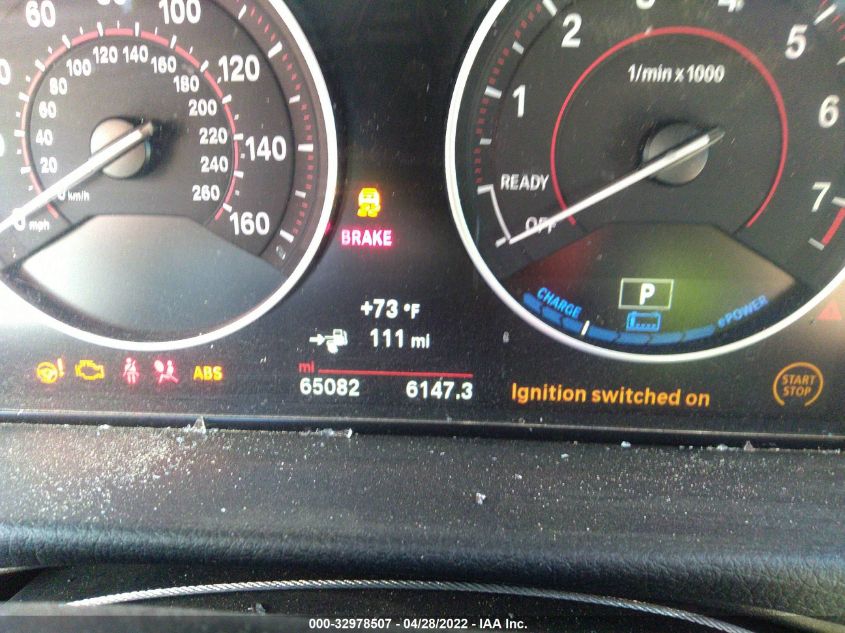 2017 BMW 3 SERIES 330E IPERFORMANCE WBA8E1C39HA158906