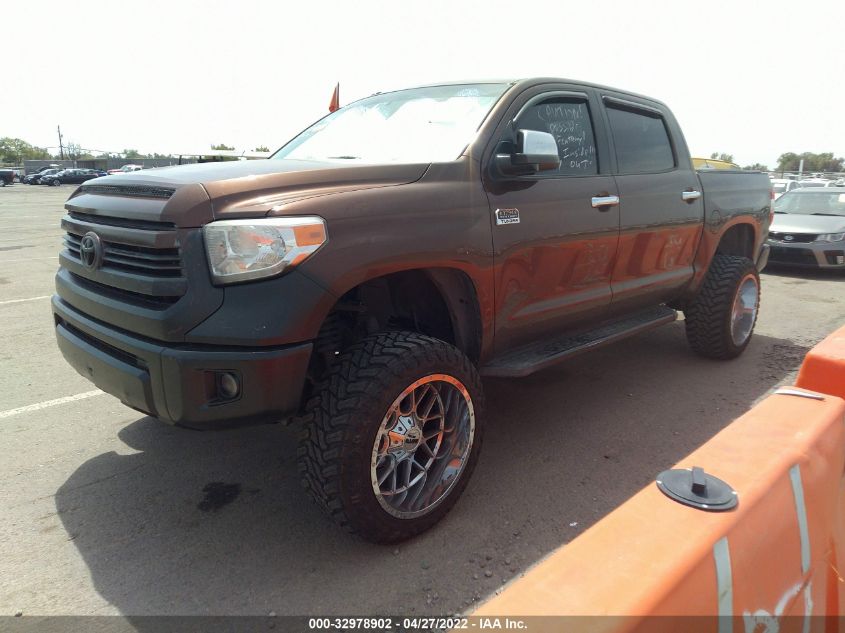 2014 TOYOTA TUNDRA 4WD TRUCK PLATINUM/1794 5TFAY5F13EX358119