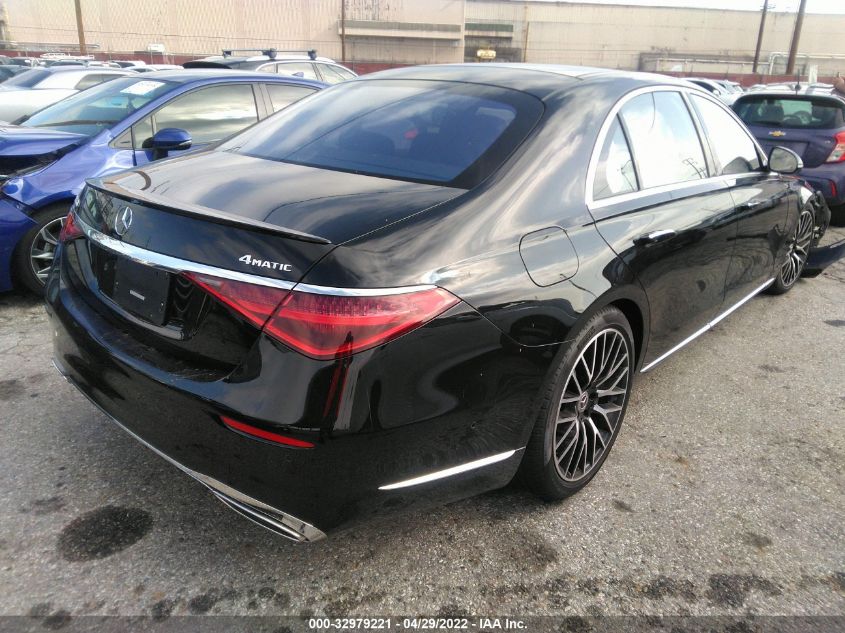 2022 MERCEDES-BENZ S-CLASS S 580 W1K6G7GB0NA069946