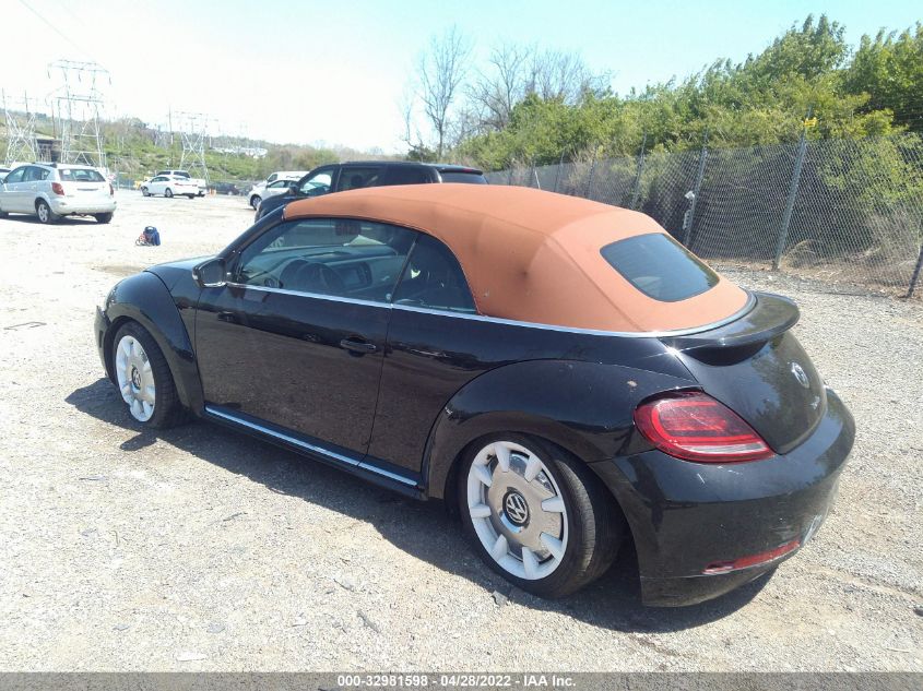2019 VOLKSWAGEN BEETLE CONVERTIBLE S/SE 3VW5DAAT1KM503056