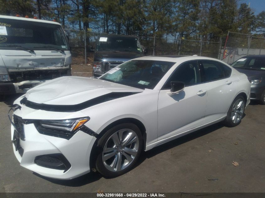 2021 ACURA TLX W/TECHNOLOGY PACKAGE 19UUB5F45MA014335