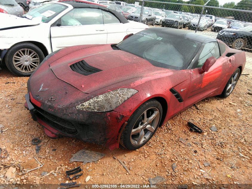 2014 CHEVROLET CORVETTE STINGRAY 2LT 1G1YD2D77E5129057