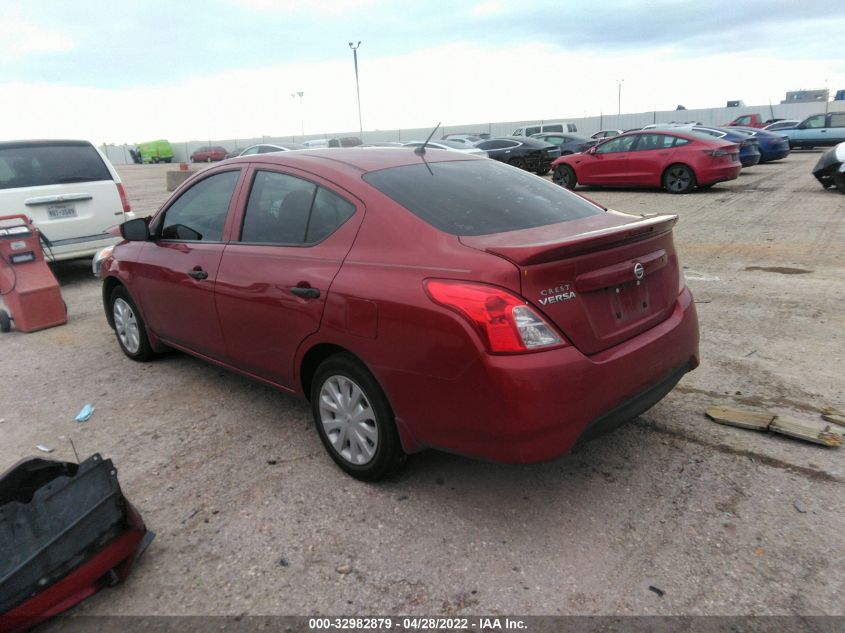 2019 NISSAN VERSA SEDAN S PLUS 3N1CN7AP1KL812337