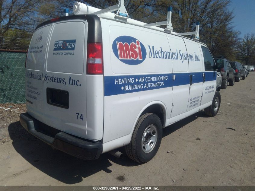 2019 CHEVROLET EXPRESS CARGO VAN 1GCWGAFG4K1241752