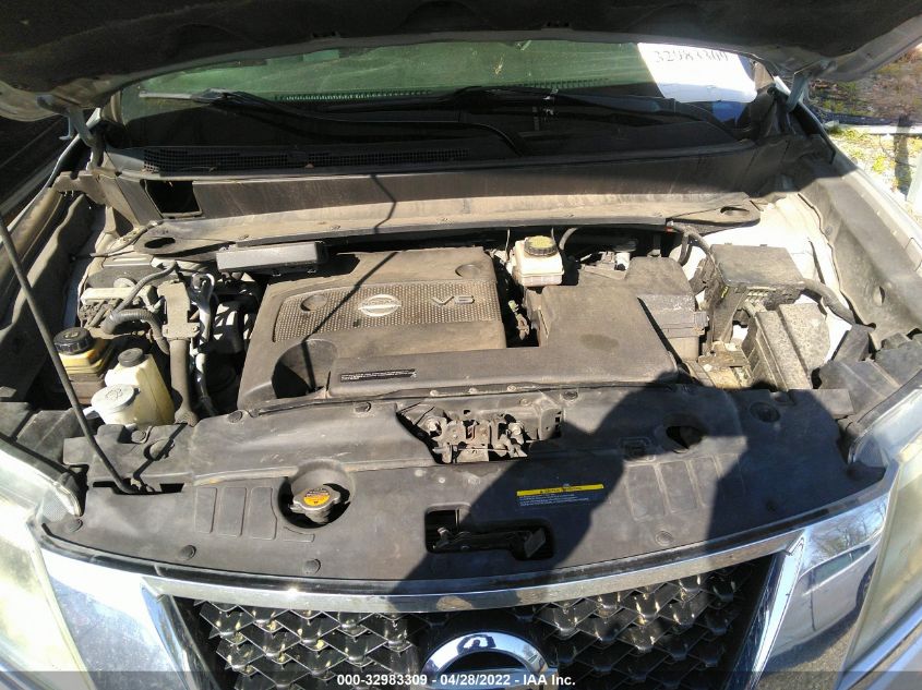 2013 NISSAN PATHFINDER SV 5N1AR2MM0DC658405