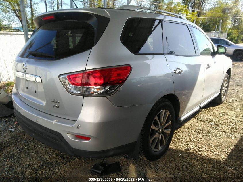 2013 NISSAN PATHFINDER SV 5N1AR2MM0DC658405