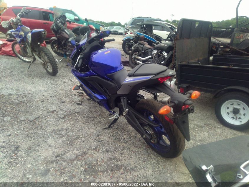 2020 YAMAHA YZFR3 A MH3RH18Y2LK003640