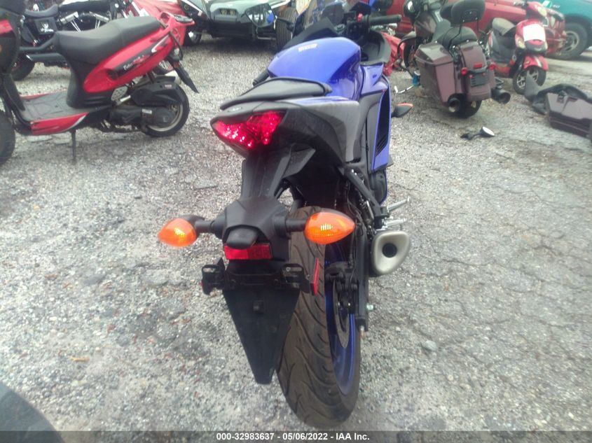 2020 YAMAHA YZFR3 A MH3RH18Y2LK003640