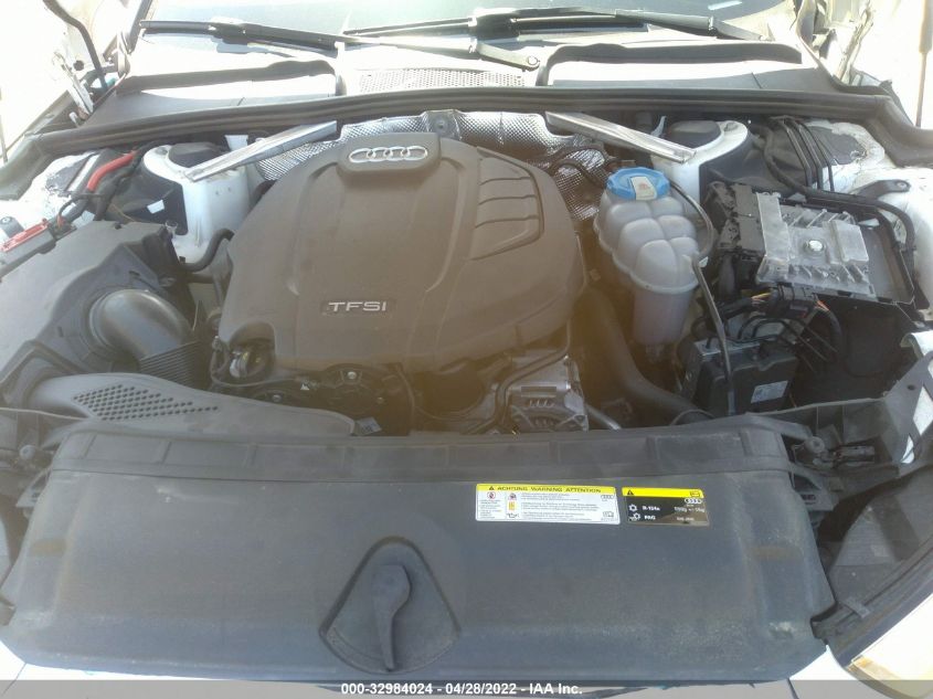 2017 AUDI A4 PREMIUM WAUANAF42HN034345