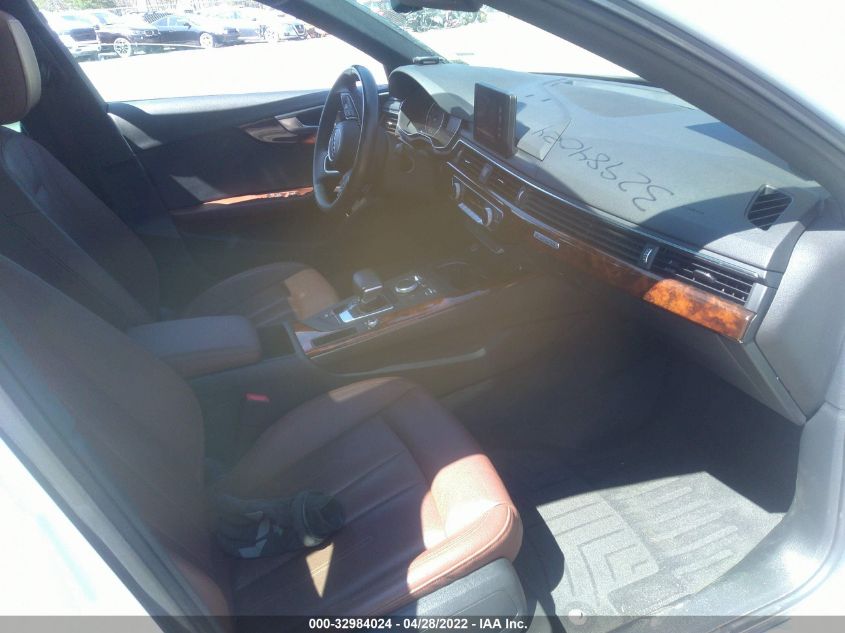 2017 AUDI A4 PREMIUM WAUANAF42HN034345