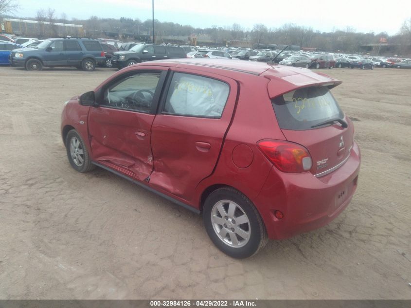 2015 MITSUBISHI MIRAGE ES ML32A4HJ0FH039713