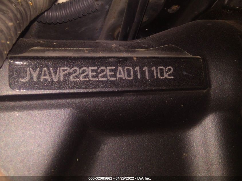 2014 YAMAHA XV1900 CT/CFD JYAVP22E2EA011102