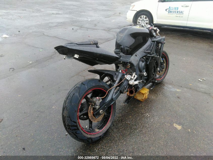 2005 YAMAHA YZFR6 L JYARJ06E45A026296