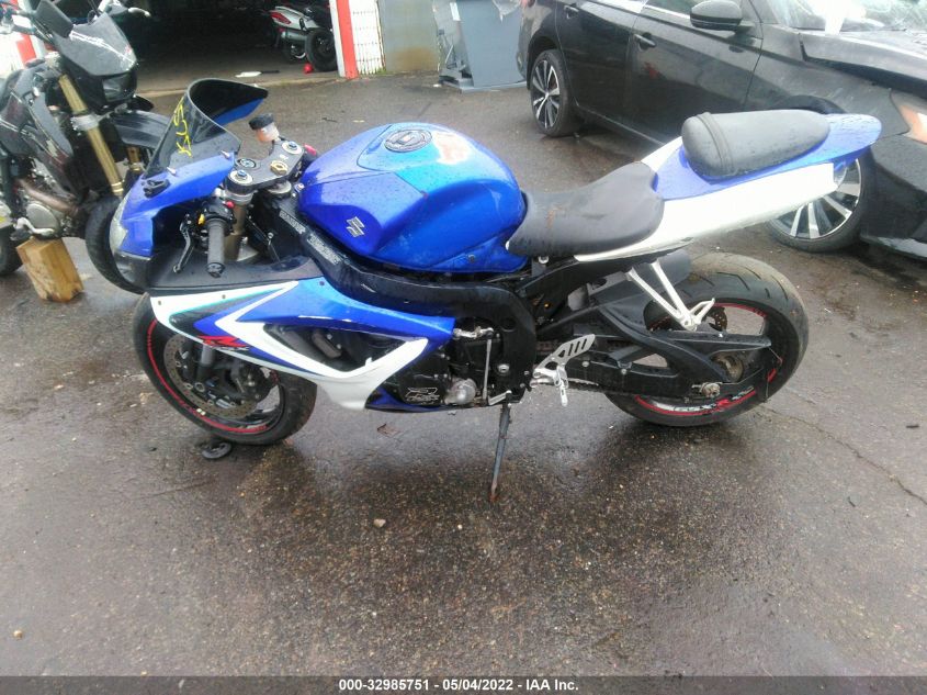 2007 SUZUKI GSX-R600 JS1GN7DA172119048
