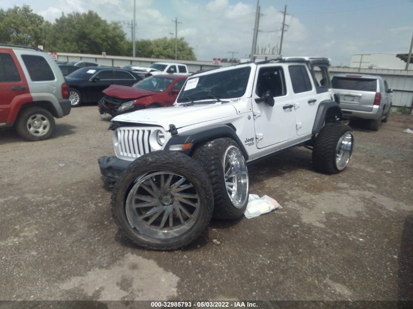 2019 JEEP WRANGLER UNLIMITED SPORT S 1C4HJXDN6KW689511