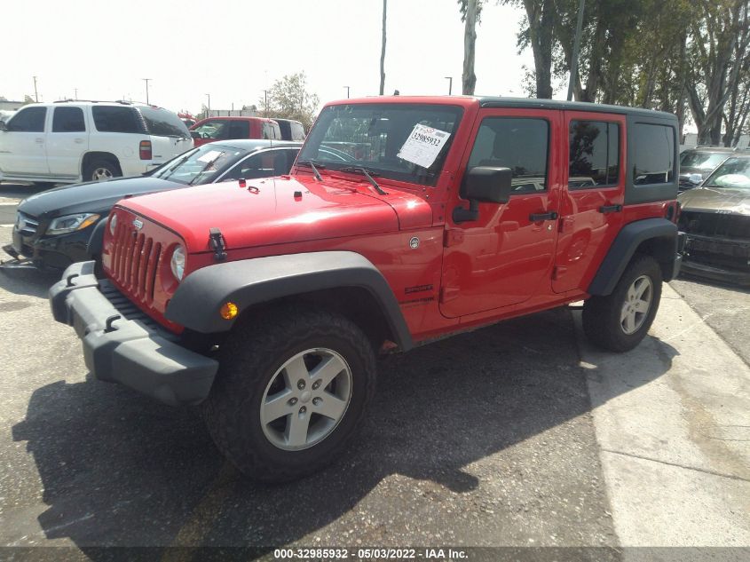 2018 JEEP WRANGLER JK UNLIMITED SPORT S 1C4BJWDGXJL910383