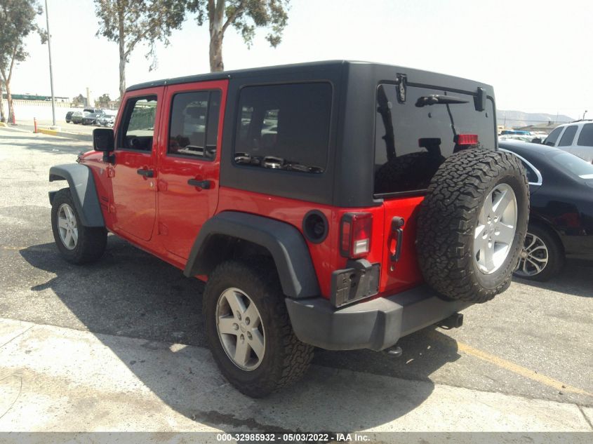 2018 JEEP WRANGLER JK UNLIMITED SPORT S 1C4BJWDGXJL910383