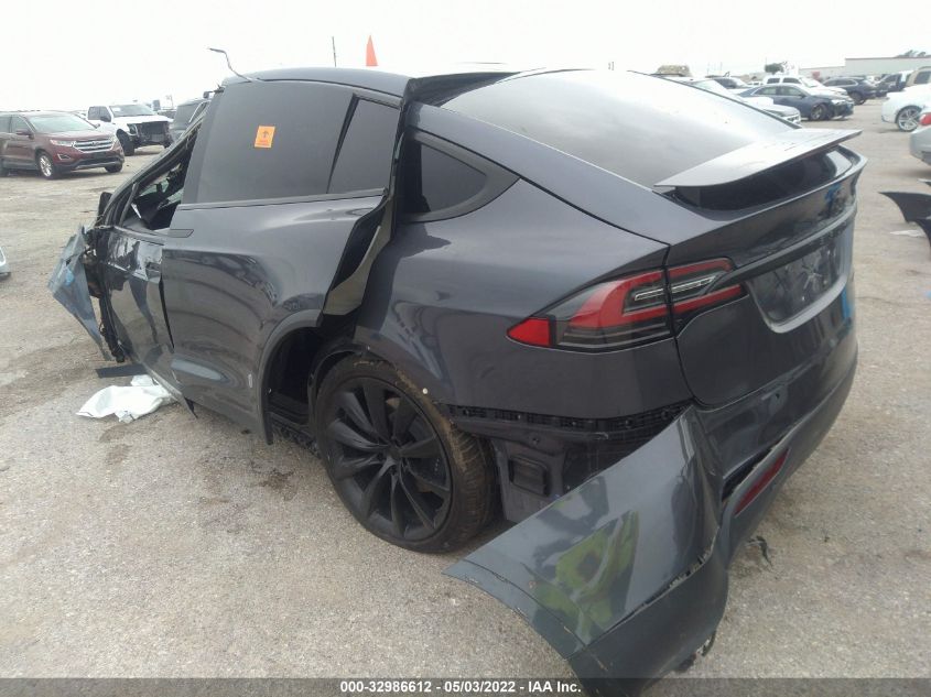 2021 TESLA MODEL X LONG RANGE 5YJXCAE20MF323252