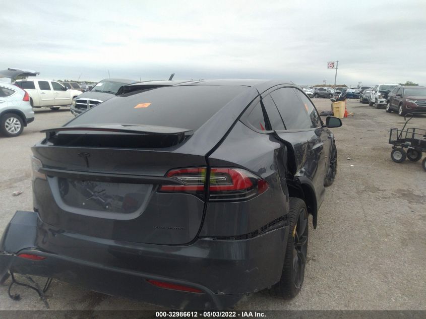 2021 TESLA MODEL X LONG RANGE 5YJXCAE20MF323252