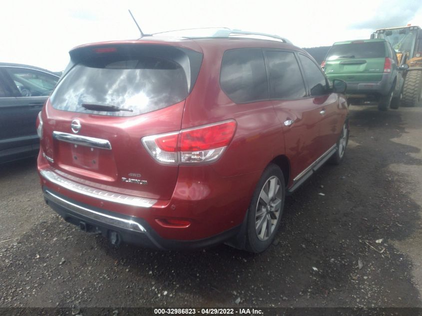 2014 NISSAN PATHFINDER PLATINUM 5N1AR2MM0EC606810