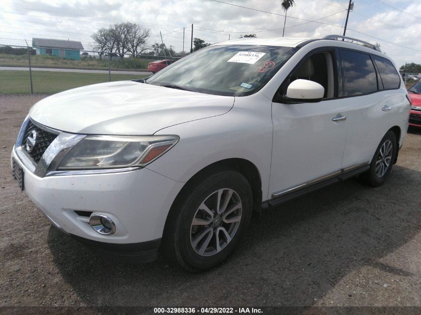 2013 NISSAN PATHFINDER SL 5N1AR2MN0DC629009