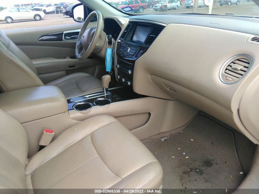 2013 NISSAN PATHFINDER SL 5N1AR2MN0DC629009