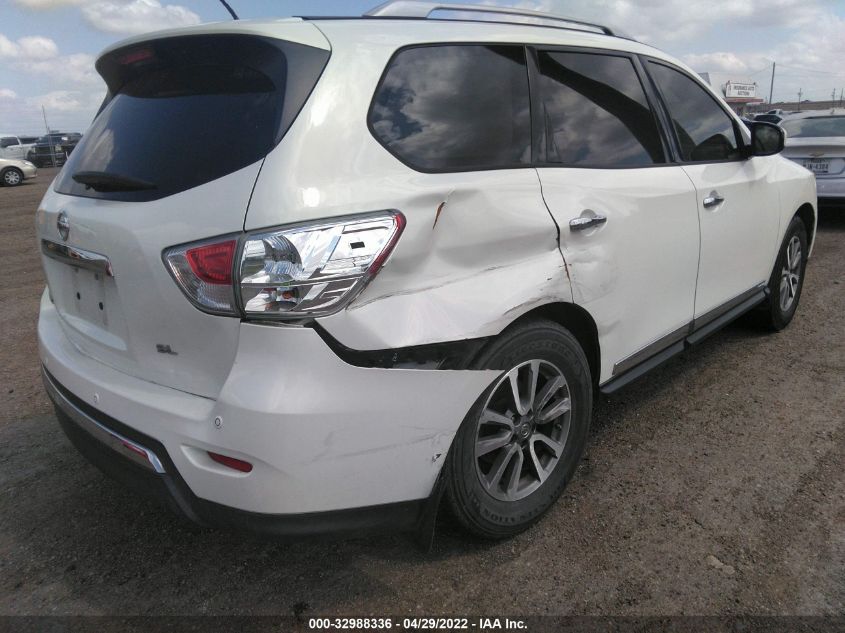 2013 NISSAN PATHFINDER SL 5N1AR2MN0DC629009
