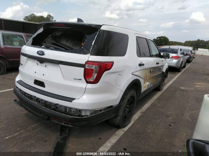 2018 FORD POLICE INTERCEPTOR 1FM5K8AR0JGB67927