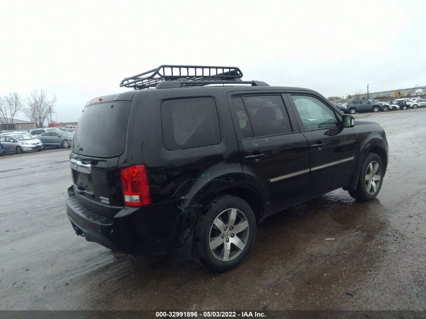 2013 HONDA PILOT TOURING 5FNYF4H9XDB502016