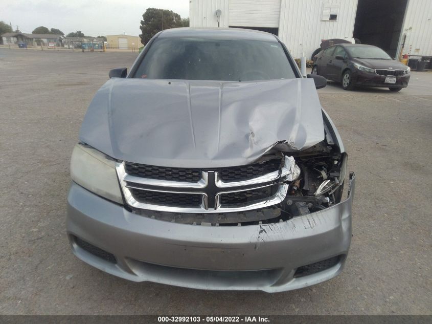 2013 DODGE AVENGER SE 1C3CDZAB6DN646131