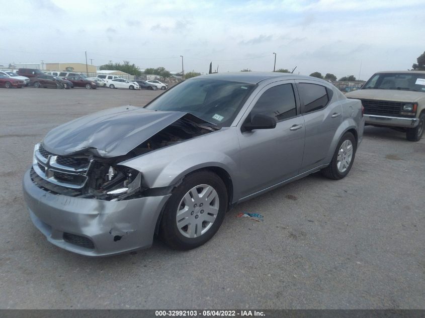 2013 DODGE AVENGER SE 1C3CDZAB6DN646131