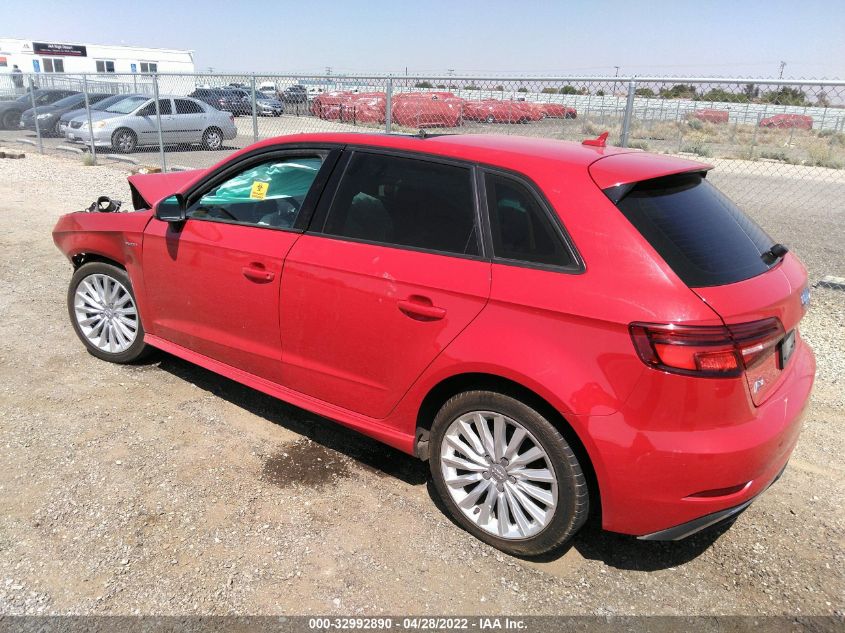 2017 AUDI A3 SPORTBACK E-TRON PREMIUM WAUUPBFF1HA095501