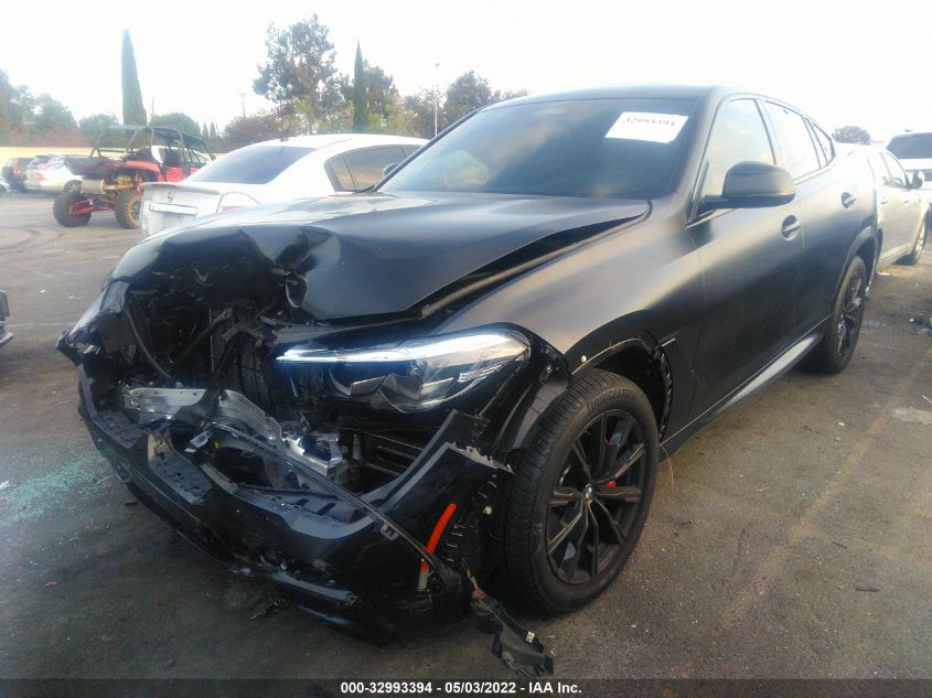 2022 BMW X6 XDRIVE40I 5UXCY6C09N9K38760