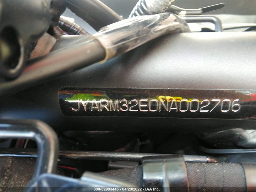 2022 YAMAHA MT07 JYARM32E0NA002706