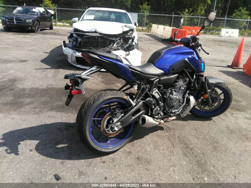 2022 YAMAHA MT07 JYARM32E0NA002706