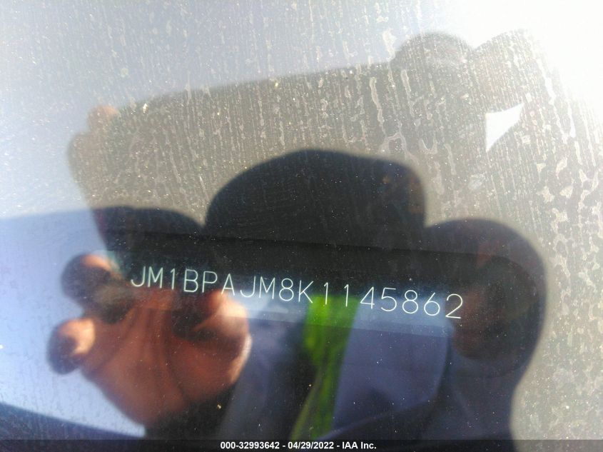 2019 MAZDA MAZDA3 HATCHBACK JM1BPAJM8K1145862