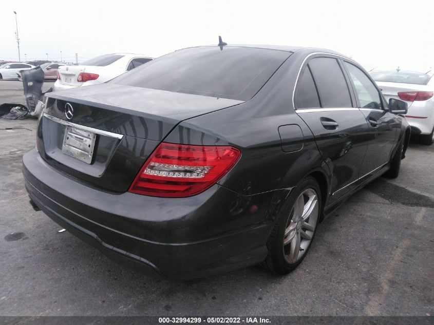 2014 MERCEDES-BENZ C-CLASS C 250 WDDGF4HB2EG216334