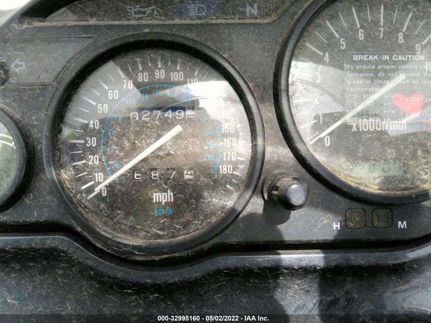 2001 KAWASAKI ZX1100 D JKAZXBD121B513252