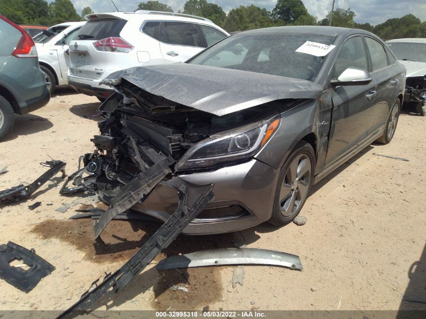 2017 HYUNDAI SONATA HYBRID LIMITED KMHE34L31HA067153